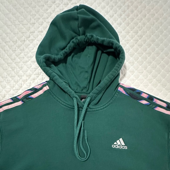 Adidas Vibrant Print 3-Stripes Hoodie - Picture 6 of 12